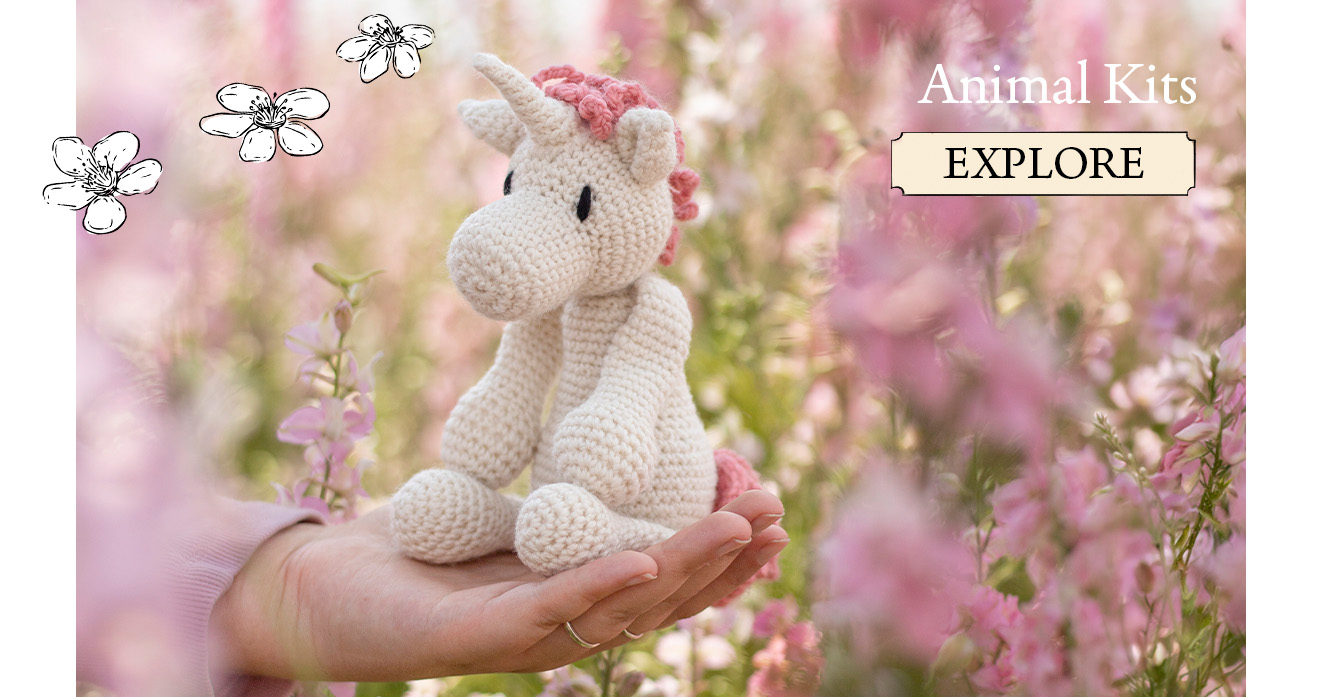 Animal kits unicorn crochet patterns toft